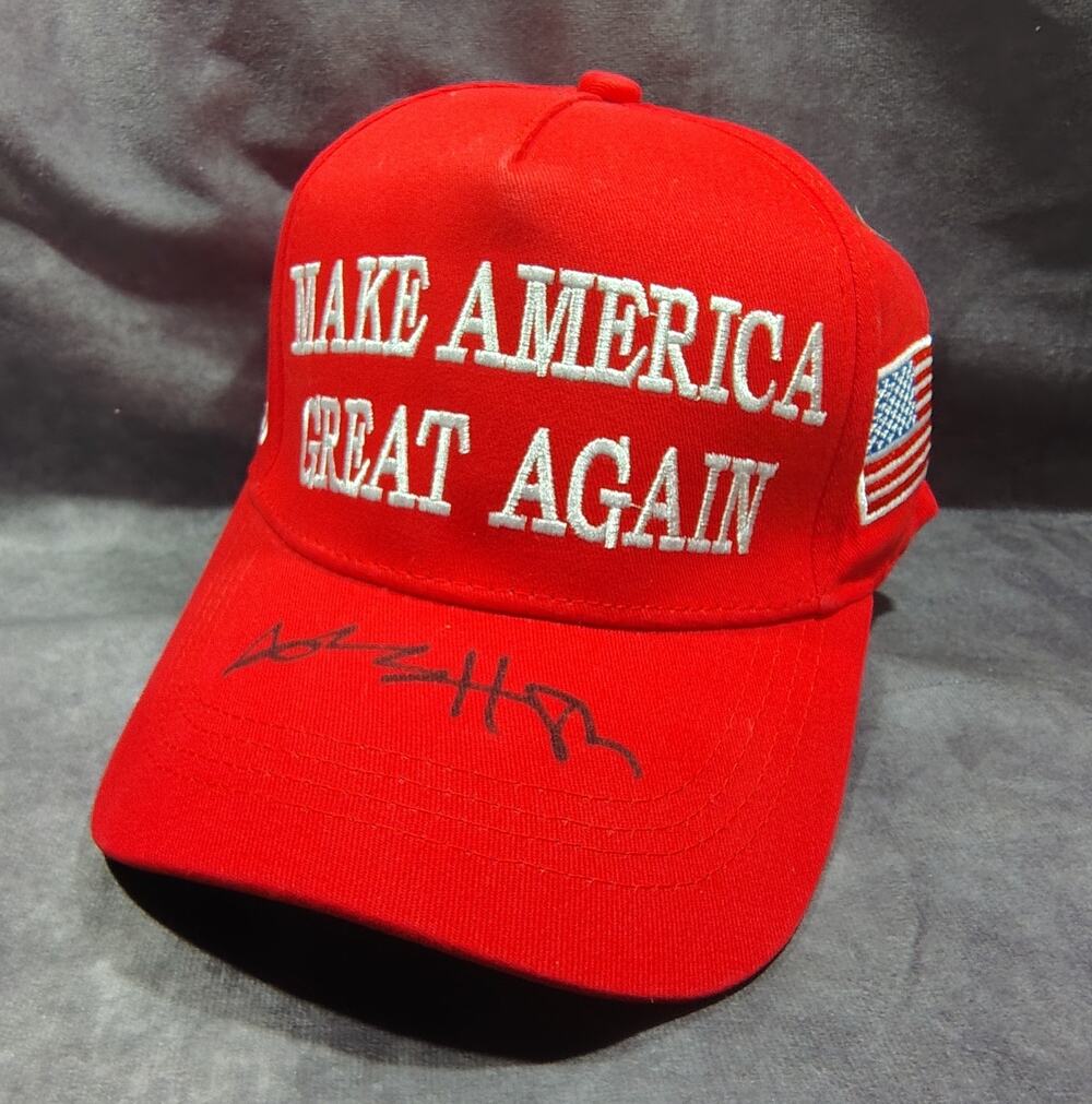 Antonio Brown Signed MAGA Trump Hat Beckett Authentication Certified Autograph